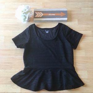 Lane Bryant Peplum Top Size 14/16